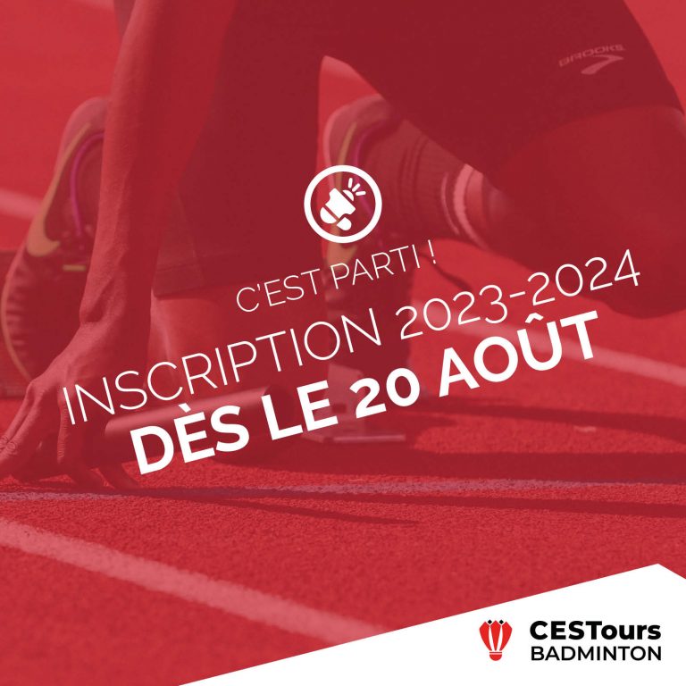 Inscriptions 20232024 — CEST Badminton